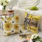 Home Sweet Home Bee Sunflower Throw Pillow Covers, 18 x 18 Inch Love Lives Here Sprin Stripes Cushion Case for Sofa Couch Set of 4